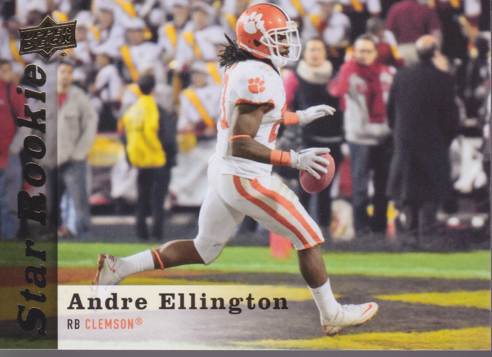 2013 Upper Deck RC Star Rookie #107 Andre Ellington Clemson Tigers