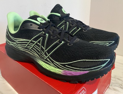 New Balance Mens Running Shoes Black Iridescent 10.5 D Fresh Foam X M860H12 NEW