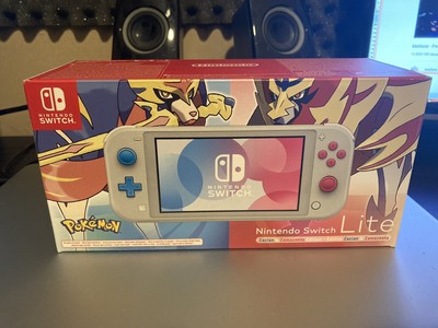 nintendo switch lite pokemon zacian and zamazenta limited edition