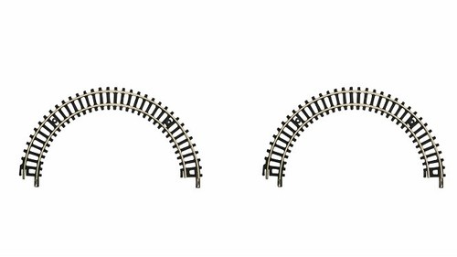 Gleis gebogen R45-180° Inhalt: 2 x Gleis gebogen R45-180°