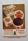 VINTAGE ARNOTTS CHRISTMAS CAKES & BISCUITS ADVERTISEMENT FRIDGE MAGNET - M400 LA