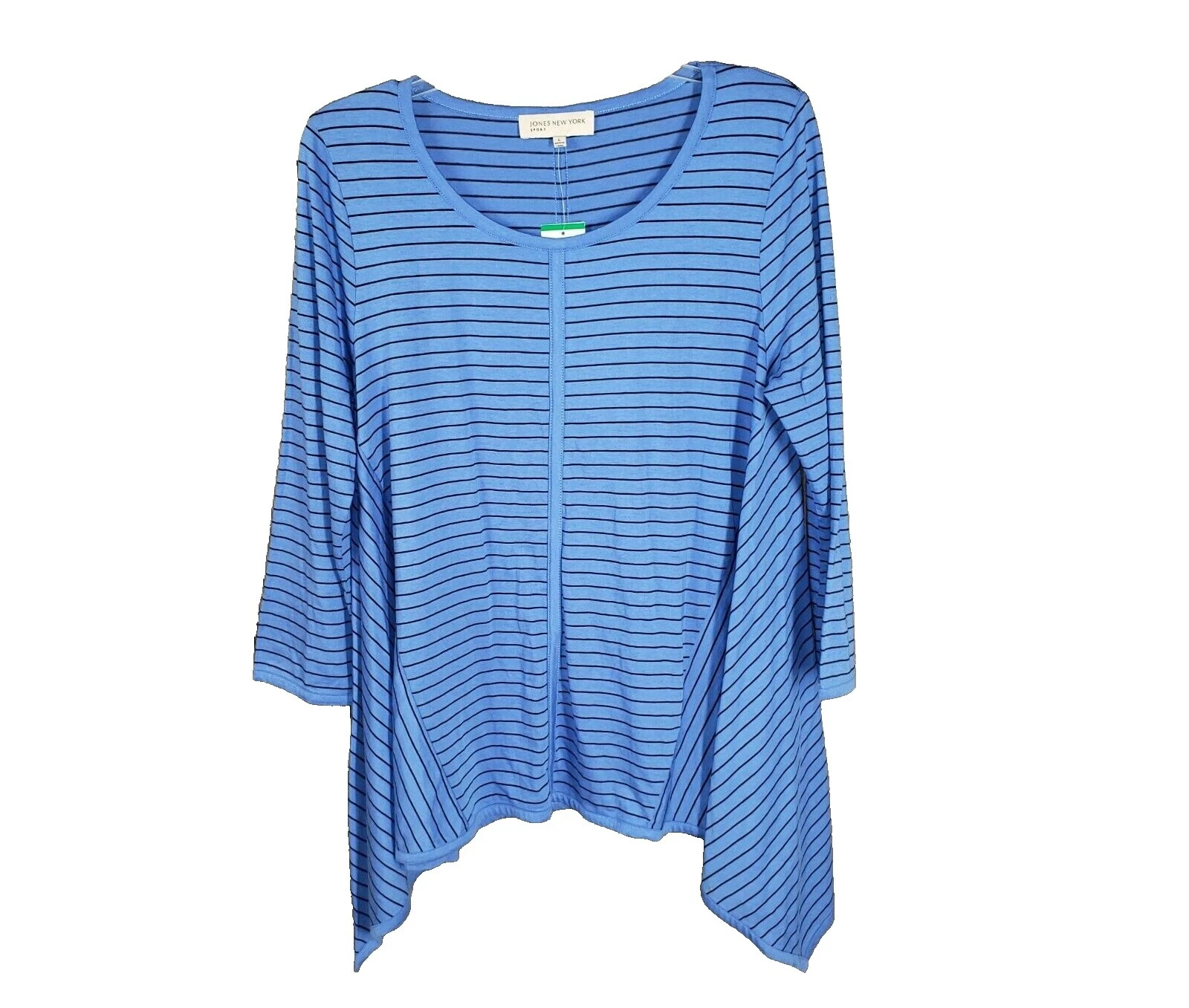 Algodón Jones New York Mujer Top de rayas de negocios para De mujer