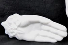 Vtg Avon MILK GLASS Bird in Hand Soap Dish TRINKET TRAY 5 3/8" Long
