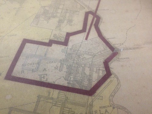Map Hillman Coal & Coke Co Coal Properties in Southwestern PA Greene Co - Picture 4 of 6