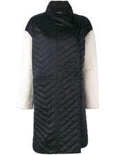 Isabel Marant Silk Quilt Jacket - Black Cream - Size Fr 38 - Uk 10 Rrp£1085
