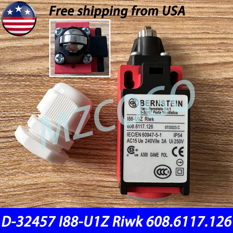 FOR BERNSTEIN D-32457, LIMIT SWITCH IEC/EN 60947-5-1 AC15 Ue