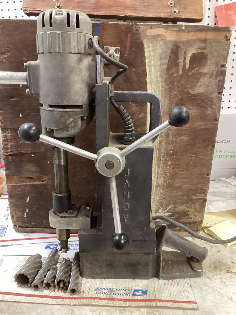 Jancy Slugger JM2000 Magnet Mount Drill Magnetic W/ Bits & Case