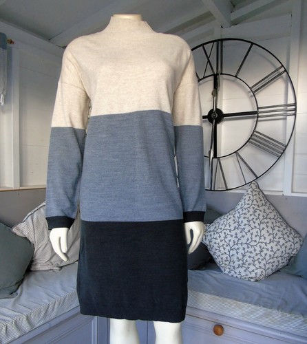 Fat Face Jemma Colour Block Knit Soft 