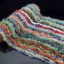 5-8mm Freeform Assorted Stones Chips Beads For Jewellery Making Strand