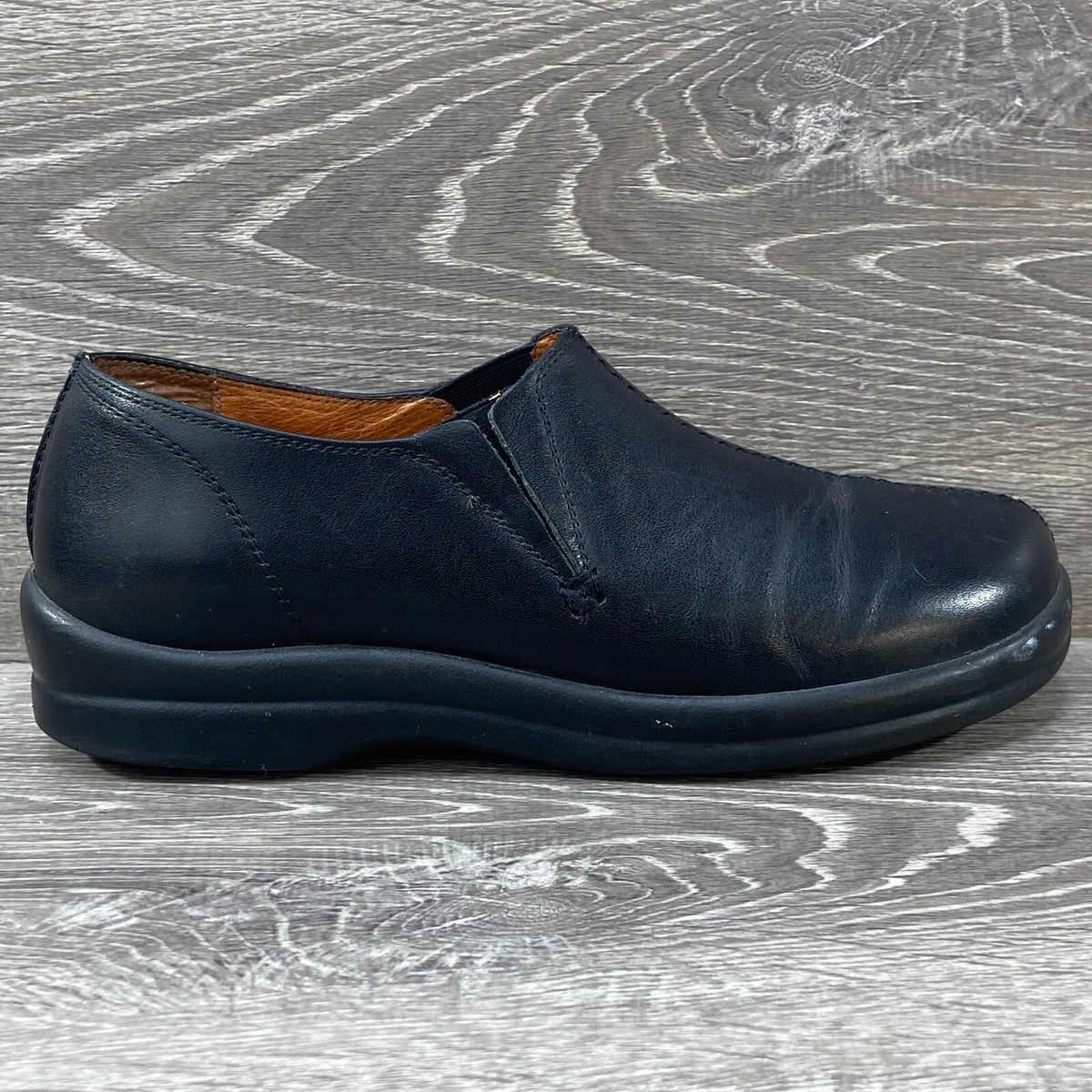 Footprints by Birkenstock Cambria Women's Black Leather Slip On