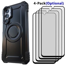 For Samsung Galaxy A16 A26 5G Case Hybrid Stand Magnetic Cover /Screen Protector