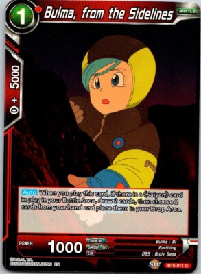 Dragonball Z Super Bulma, from the Sidelines BT6-011 CCG TCG Free