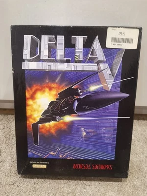 Delta V 1994 Bethesda Softworks Flight Simulator Big Box IBM PC (6x Floppy disc) - Image 1 of 4