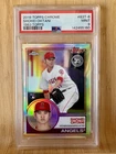 2018 Topps Chrome Shohei Ohtani PSA 9 MINT 1983 Refractor Rookie Card #83T-6 RC