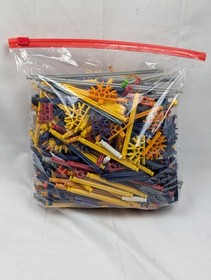 K'NEX 5 LB Bulk Lot Mixed Rods Connectors Building Pieces Parts Classic KNEX