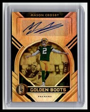 2020 Panini Gold Standard Mason Crosby Golden Boots #GB10 #/99