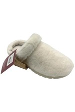 MUK LUKS Women's Lisa Cozy Slippers with Backstrap Ivory
