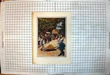Antiguo trajes blancos de calle adoquinad…