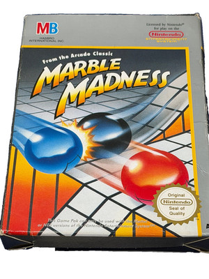MB Marble Madness Nintendo NES Spiel OVP Classic Arcade