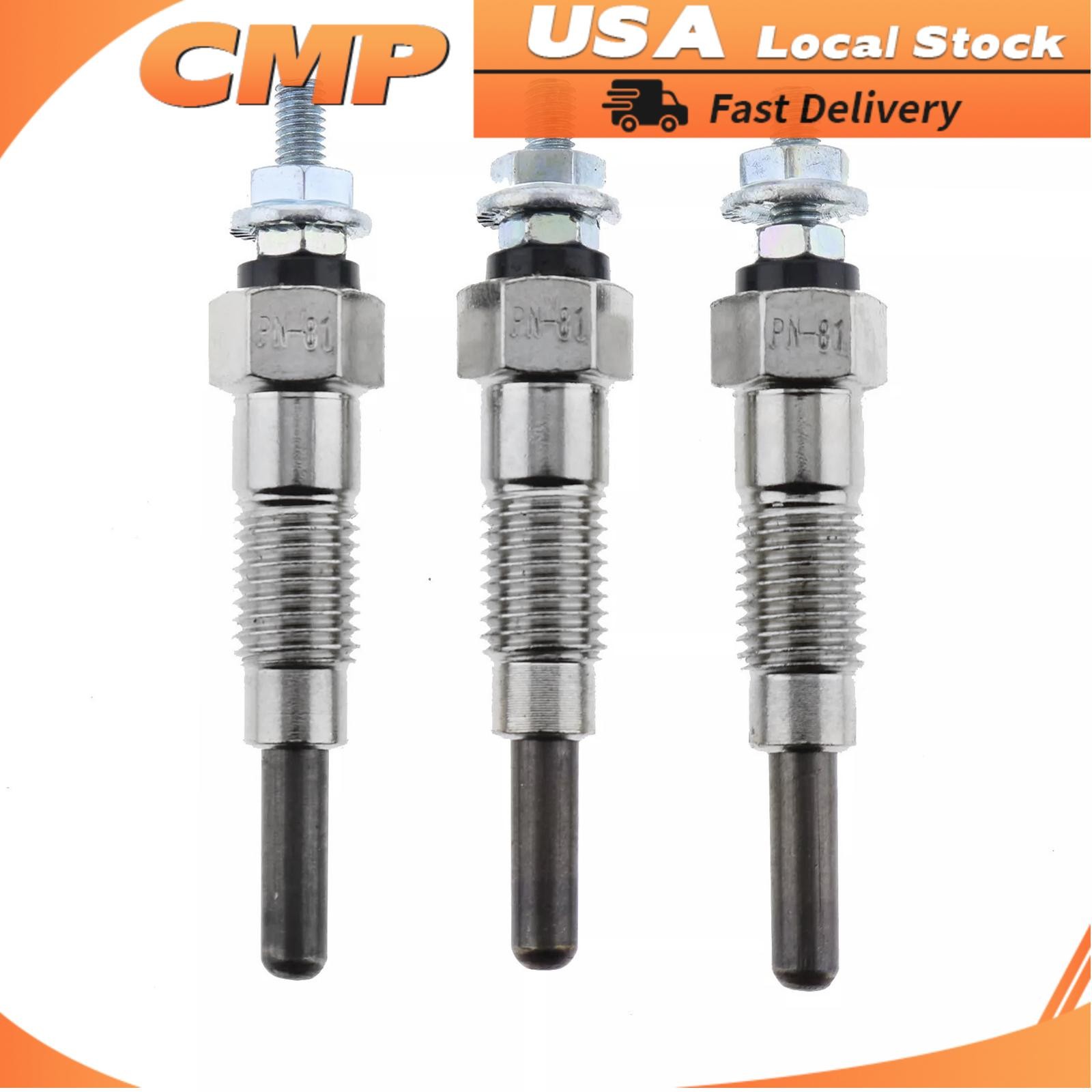 15261-65510 15521-65512 15694-65510 3Pcs Glow Plug For Kubota D600 D750 D850