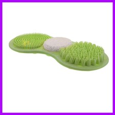Exfoliating Foot Scrubber Pumice Stone Silicone Foot Shower Cleaning Brush Ma...