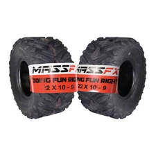 MASSFX Grinder 22x10-9 Rear Tires-ATV, UTV, & SxS on Soft/Hard Pack Ground 2 pk