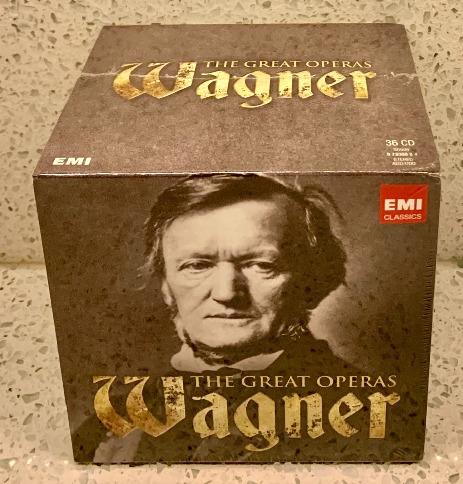 WAGNER The Great Opera Box (36 cds, EMI) SAWALLISCH RING • TRISTAN • PARSIFAL - Image 4 of 4