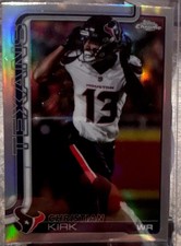 Topps Chrome 2018 Christian Kirk Houston Texans #117 Rookie Card RC. rookie card picture