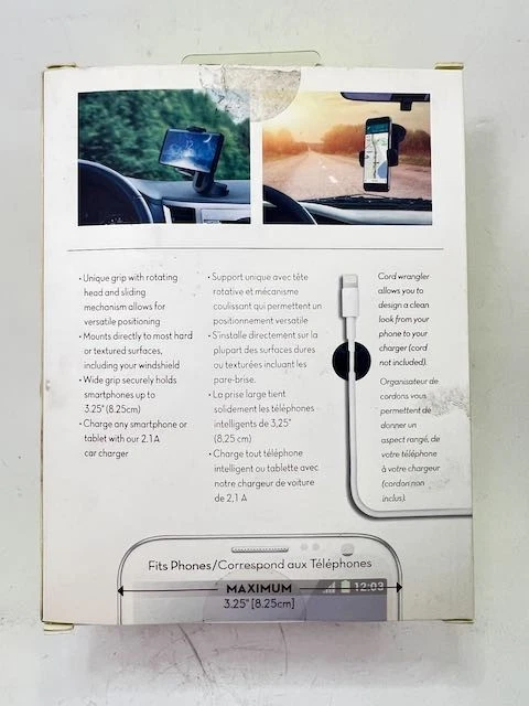 SlydeLock Bracketron Dash/Window Mount with Charger NIB - Image 3 of 4