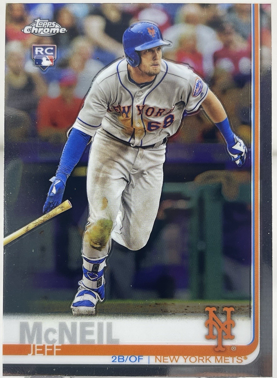 2019 Topps Chrome JEFF MCNEIL NEW YORK METS RC ROOKIE Base #152