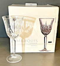 Marquis Waterford Crystal Set of 4 Maxwell Flared Wine Glasses w/Box 40033789