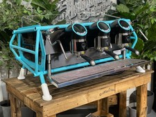 MACCHINA CAFFE' ESPRESSO SAN REMO CAFE RACER 3 GRUPPI BLU E NERA COMMERCIALE