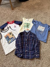 Lot Of 5 Boys Size 5 Spring And Summer Shirts Size 5 Free Planet Tommy Bahama