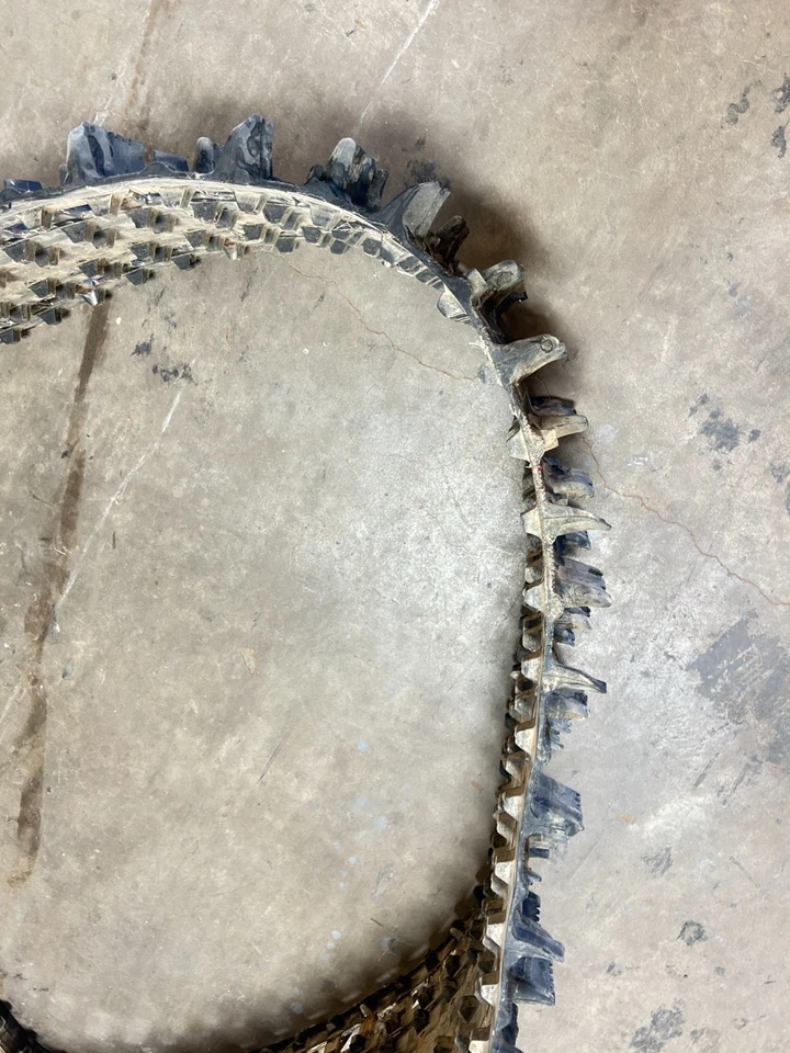 Yamaha Phazer MTX 500 Pz50 2008 08 OEM pista de transmisión orejetas de goma riel leer Foto 3 de 4