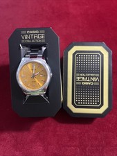 New CASIO MTP-1302PD-9AV YELLOW 38.5MM QUARTZ ANALOG WATCH