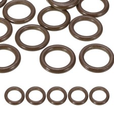 50mm Natural Wooden Rings, 10 Pack Wood Ring Round Linking Rings, Brown