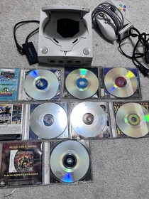 Sega Dreamcast Sonic Adventure Grandia 2 Skies Of Arcadia Cable VMU 6 Game Con X