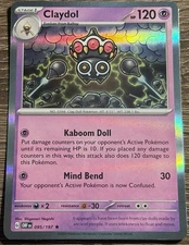 Claydol 095/197 Holo Rare Obsidian Flames Pokemon NM/M (L)