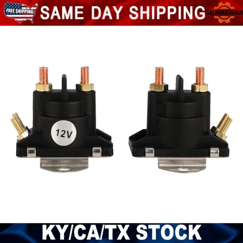 2*For Mercruiser Replaces Starter Tilt Trim Pump Relay Solenoid 89-96158T NEW