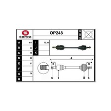 Cardan Opel Adam