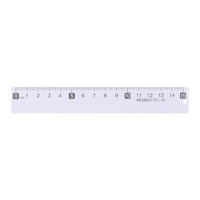 FüR Straight Ruler 6 Zoll (15Cm) Metrisch Lineal Mit Loch Hellviolett