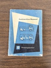 1962 Volkswagen Vw Transporter Instruction Manual Bus Pickup Germany English