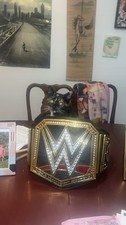 WWE Championship Belt Signed by Lita Wrestling Original Autographed Collectible