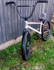 Custom Cult Bmx Rare Frame Pink And White