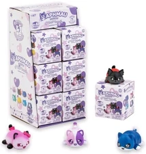 New Sealed LOT of 4 APHMAU MYSTERY MEEMEOWS LITTER 5 CAT FIGURES