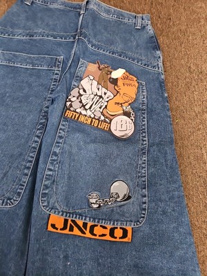 JNCO Convict Denim Jeans 50 Inches to Life Ball & Chain NWT Mens