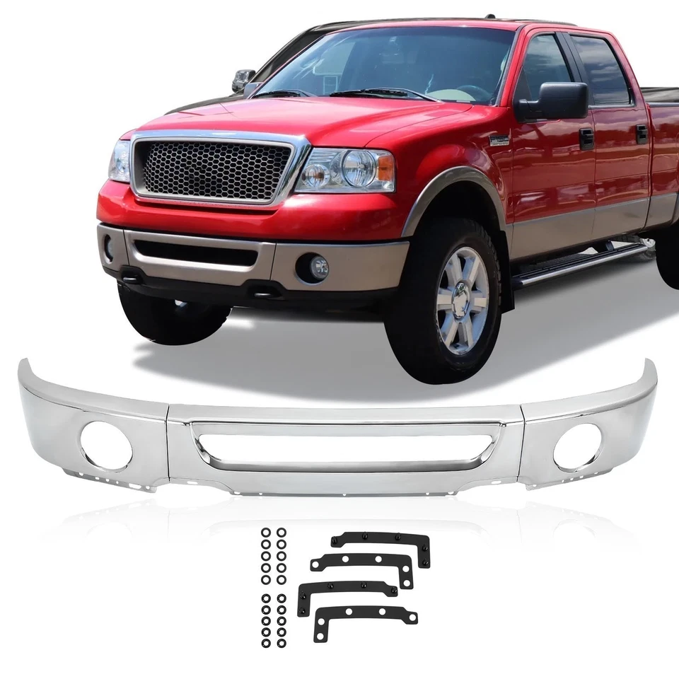 Front Bumper For Ford F-150/ Lincoln Mark LT 2006-2008 new Lower Chrome us ship - Изображение 2 из 4