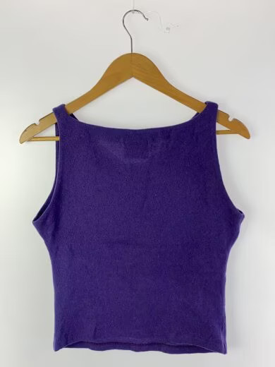 FENDI/Angora Blend/Sleeveless Knit/Size 42/Wool/PU/Solid Color/B2.593929 06126 thumbnail 2