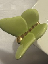 Retired Nora Fleming Lime Green Butterfly Mini