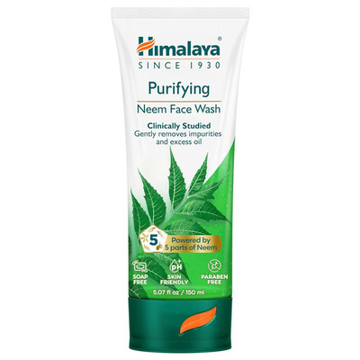 Purifying Neem Face Wash, Normal to Oily Skin, Turmeric, Vegan, Cruelty Free, So